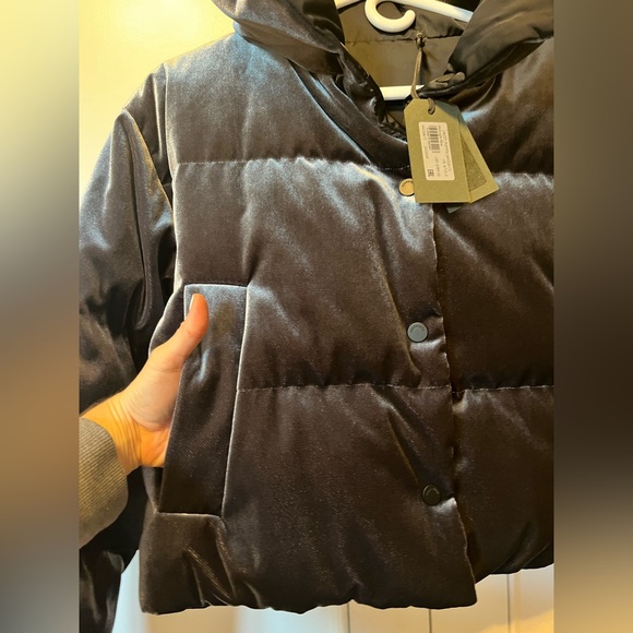 NWT All Saints Lacey Reversible Puffer - Picture 13 of 14
